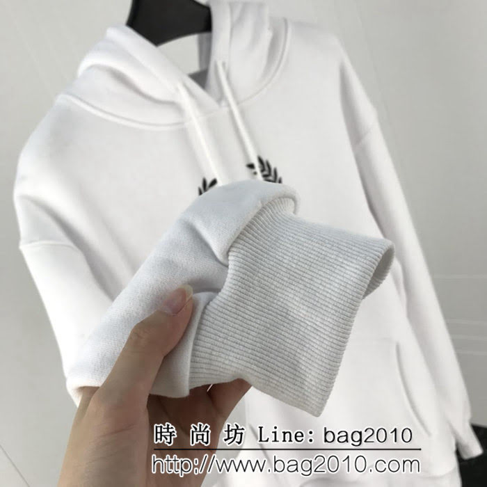 BALENCIAGA巴黎世家 18ss秋冬新款 麥穗連帽衛衣 定制韓國毛圈布 內裏抓絨 原版複刻 原版os寬鬆版型 男女同款 ydi2473